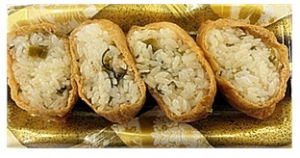 寿司コーナー　高菜いなり寿司　