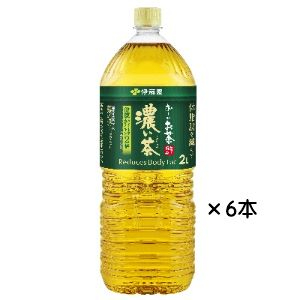 ・ 伊藤園 お~いお茶 濃茶 PET 2L×6本 1箱