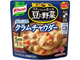 ・ 味の素　ポタージュで食べる豆と野菜　クラムチャウダー 180ｇ