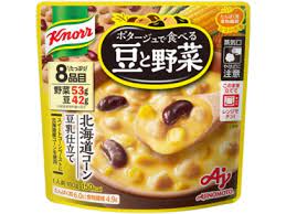 ・ 味の素 ポタージュで食べる豆と野菜 北海道コーン 180g