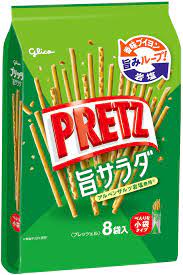 特売　グリコ プリッツサラダ　シェアーパック ８袋入り