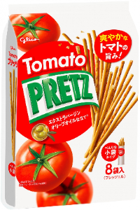 特売　グリコ トマトプリッツ ８袋入り
