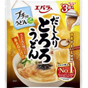 プチッとうどん だし入とろろうどん ４２ｇ&times;３個