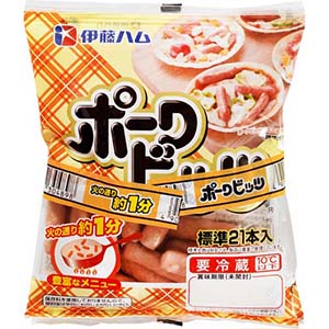 伊藤ハム ポークビッツ ７１ｇ2袋束