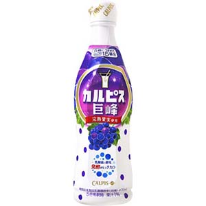 ・ カルピス　完熟巨峰 470ml