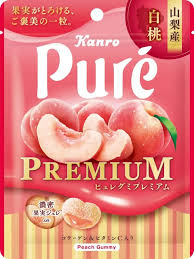 数量限定売り切れごめん　カンロ ピュレグミプレミアム　山梨産白桃 54ｇ
