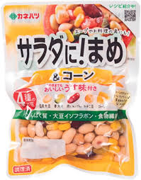 ・ カネハツ サラダに!まめ&コーン 105g