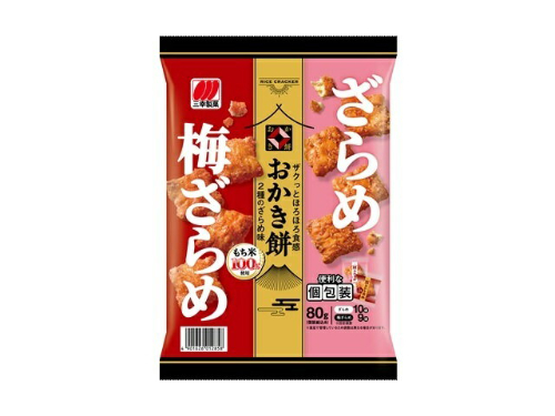数量限定売切れごめん　三幸 おかき餅　ざらめ　梅ざらめ 80ｇ