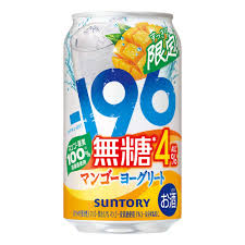 数量限売り切れごめん　サントリー -196　マンゴーヨーグルト無糖４％ 350ｍｌ