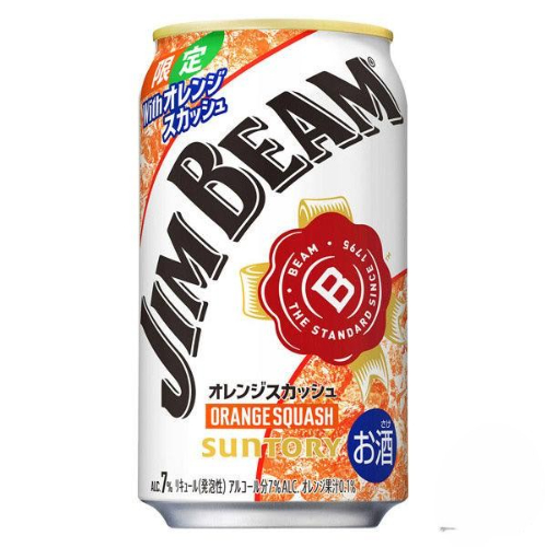 数量限定売り切れごめん　サントリー ジムビーム　オレンジスカッシュ ３５０ｍｌ