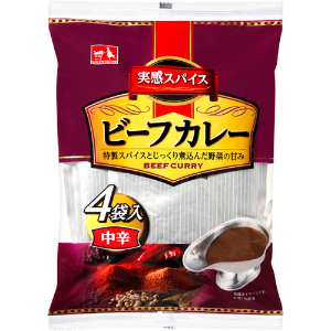 ・ CGC 実感スパイシービーフカレー 4袋入り