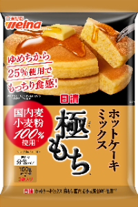 ホットケーキミックス極もち国内麦小麦粉 480g