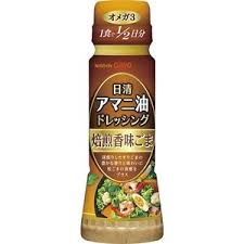 ・ 日清オイリオ 日清アマニ油ドレッシング 焙煎香味胡麻 160ml