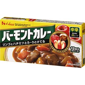 ハウス バーモンドカレー 中辛 12皿分