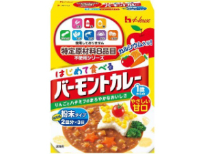 ハウス 特定8品目不使用 バーモンドカレー 甘口 60g