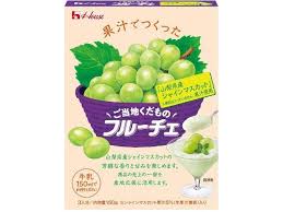 売り切れごめん ハウス食品　ご当地くだものフルーチェ　山梨県産シャインマスカット 150ｇ