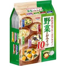 売り切れごめん 宝幸　フリーズドライ　野菜のおみそ汁5種 10食入