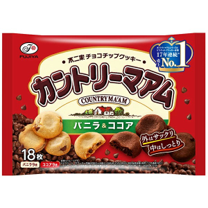 不二家 カントリーマアム バニラ&ココア 18枚