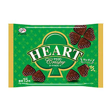 売り切れごめん　不二家 ハートチョコレート(クリスピー) 15枚