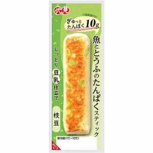 ・ 伏見　魚と豆腐のたんぱくスティック　枝豆 1本