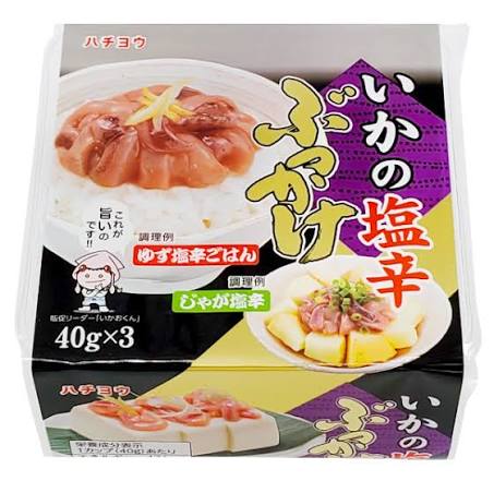 ・ ハチヨウ ぶっかけいかの塩辛 40×3パック