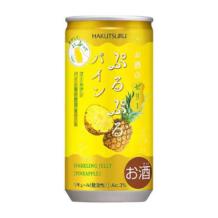 売り切れごめん 白鶴　お酒のぷるぷるパイン　お酒のゼリー　3％ 190ｍｌ