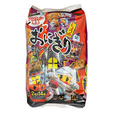 売り切れごめん マスヤ　おにぎりせんべい　しょうゆ　ハロウインバージョン　 2枚&times;14袋