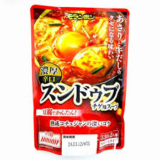 ・ モランボン 濃厚辛口 スンドゥブ チゲ用スープ 2人前