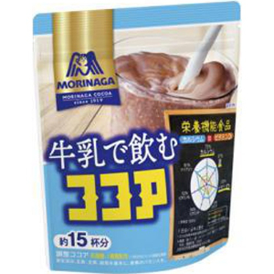 ・ 森永 牛乳で飲むココア 180g