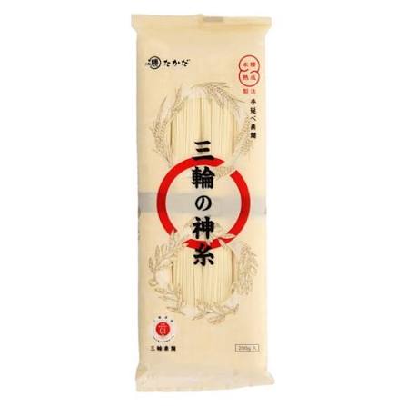 売り切れごめん マル勝高田商店　手延べ素麺　三輪の神糸 200ｇ