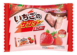 有楽製菓　いちごのブラックサンダーミニバー