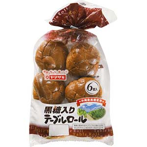 ヤマザキ テーブルロール黒糖 ６個入