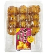 10月月曜パン　ヤマザキ 焼き芋風味串だんご ３本入