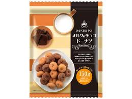 ひとくちおやつ　ミルク＆チョコドーナツ