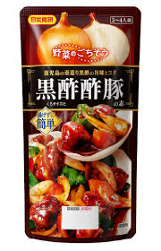 売り切れごめん 日本食研　野菜のごちそう　黒酢酢豚の素 3～4人前