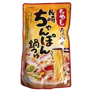 精肉コーナー売り切れごめん　日本食研 もやしたっぷり　長崎ちゃんぽん鍋つゆ 3～4人前　750ｇ