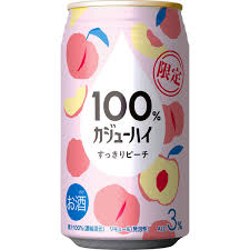 売り切れごめん　※お酒 富永　限定　100％カジューハイ　すっきりピーチ　3％ ３５０ｍｌ