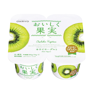 ・ オハヨー おいしく果実キウイヨーグルト 70g×4P