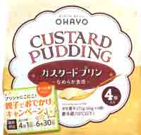 オハヨー　カスタードプリン