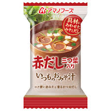アマノ いつものおみそ汁　赤だし三つ葉 ７．５ｇ