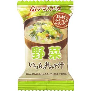 アマノフーズ いつものおみそ汁　野菜 １０ｇ