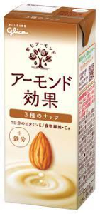 ・ グリコ アーモンド効果 3種のナッツ 200ml