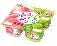 ・ とろけるゼリー ピーチ+マスカット 4P