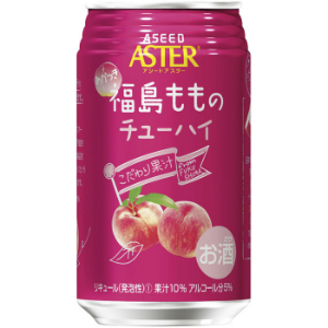 売り切れごめん　※お酒 アシードアスター　福島もも（あかつき）のチューハイ ３５０ｍｌ